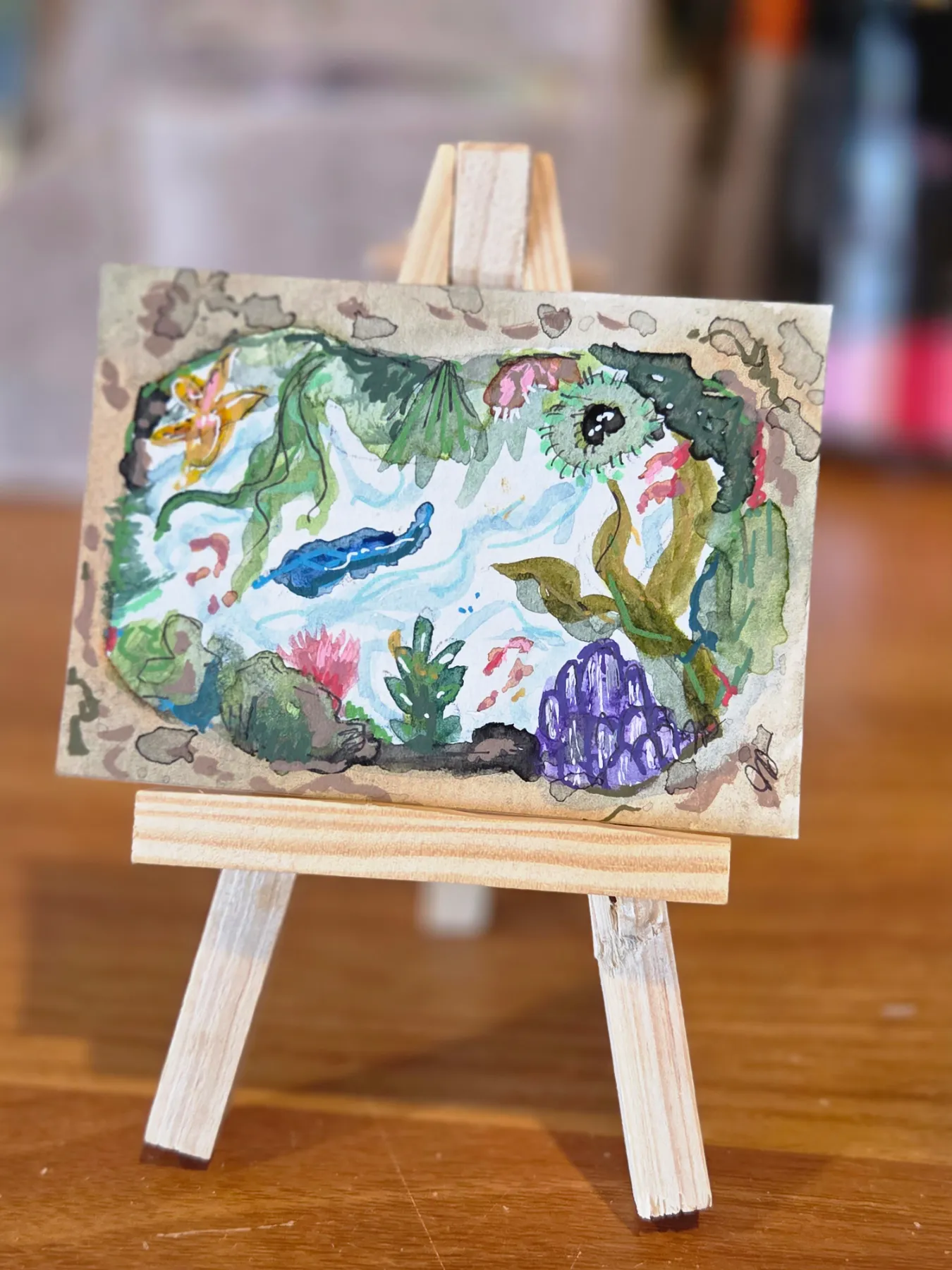 Low Tide Curiosities #4 aceo art card