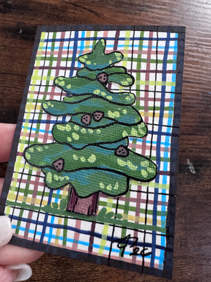 Lonesome Pine aceo art card thumbnail 2