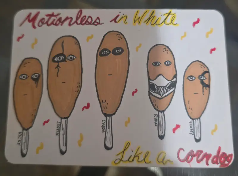Corndog aceo art card