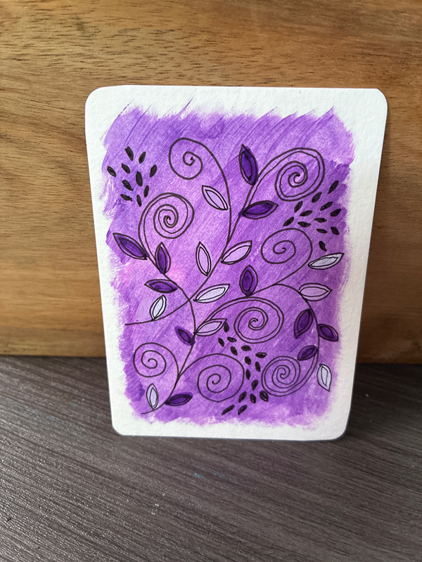 Viney Vision aceo art card