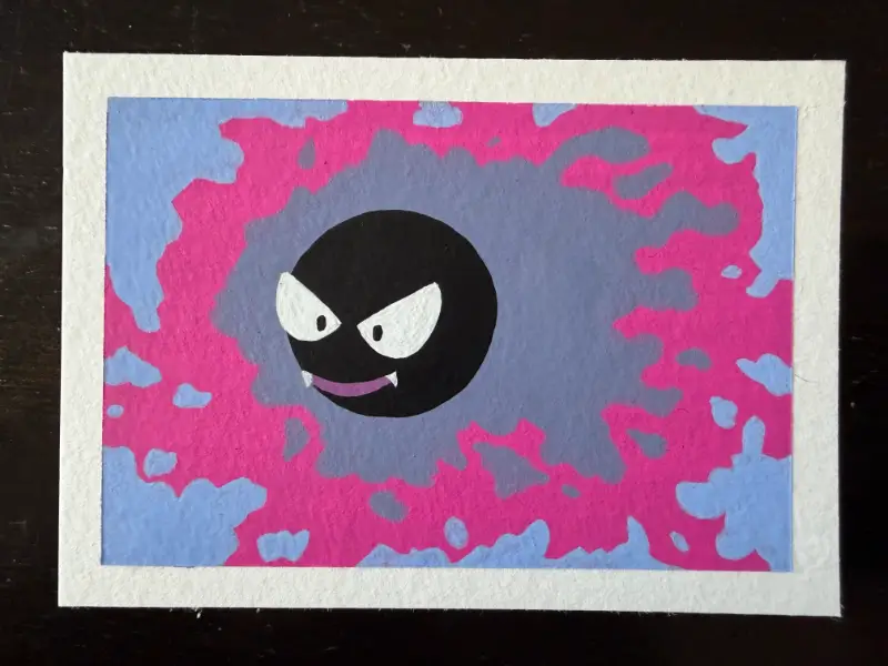 Ghastly aceo art card