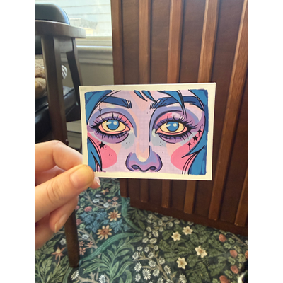Astrid’s Eyes aceo art card thumbnail 4