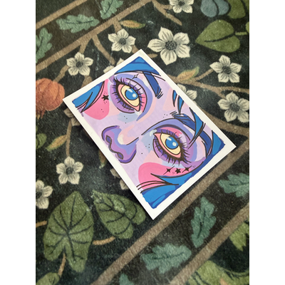 Astrid’s Eyes aceo art card thumbnail 3