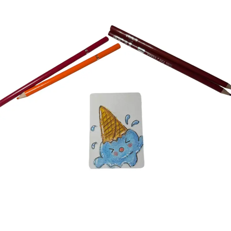 Cone-spiracy aceo art card