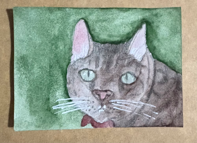 ACEO My Girlfriend’s Son aceo art card