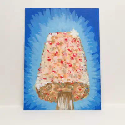 strawberry shortcake - card No. 10 aceo art card thumbnail 1