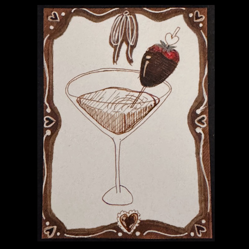 chocolatini aceo art card