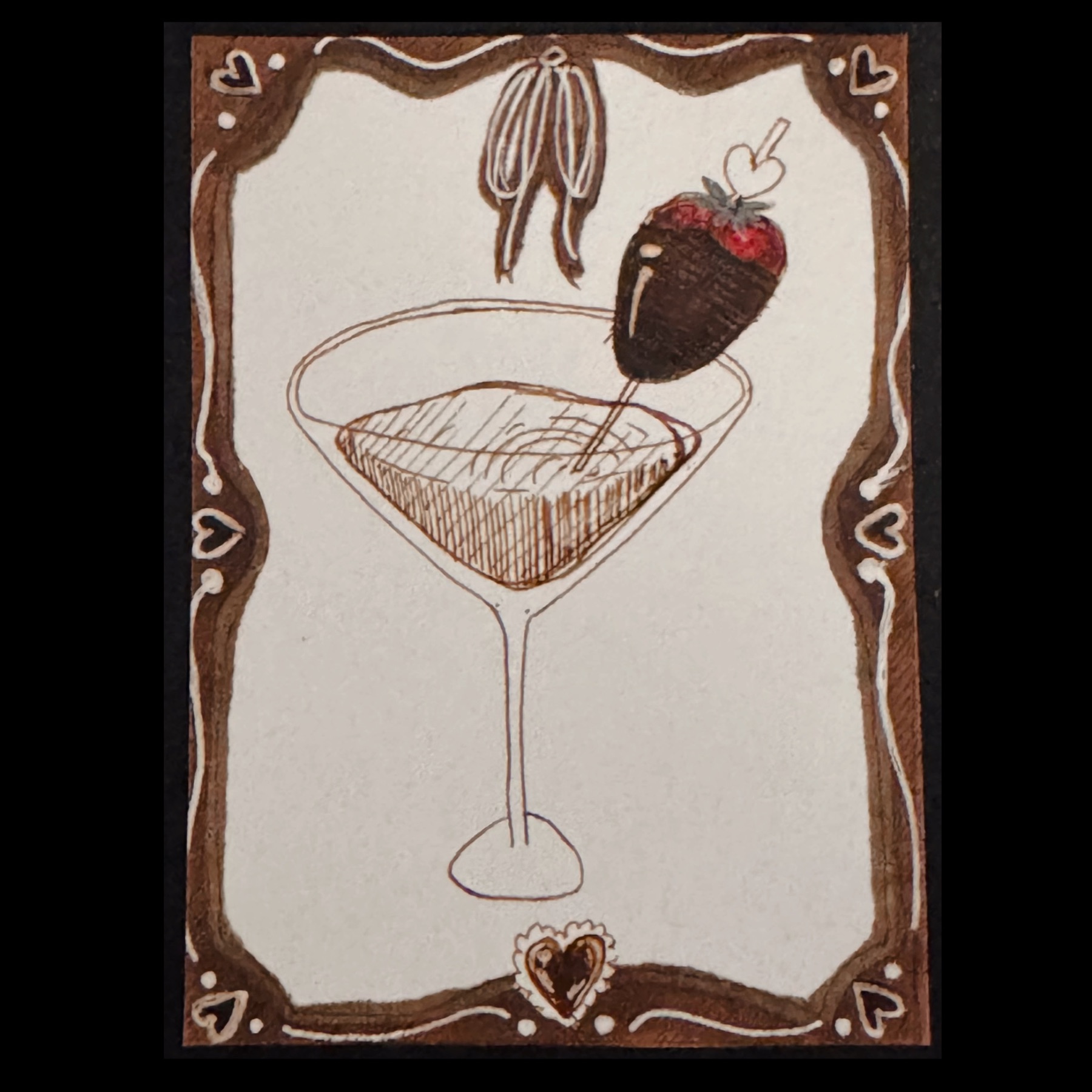 chocolatini aceo art card