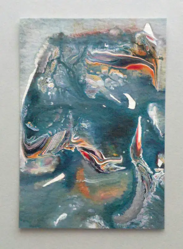 Creation aceo art card