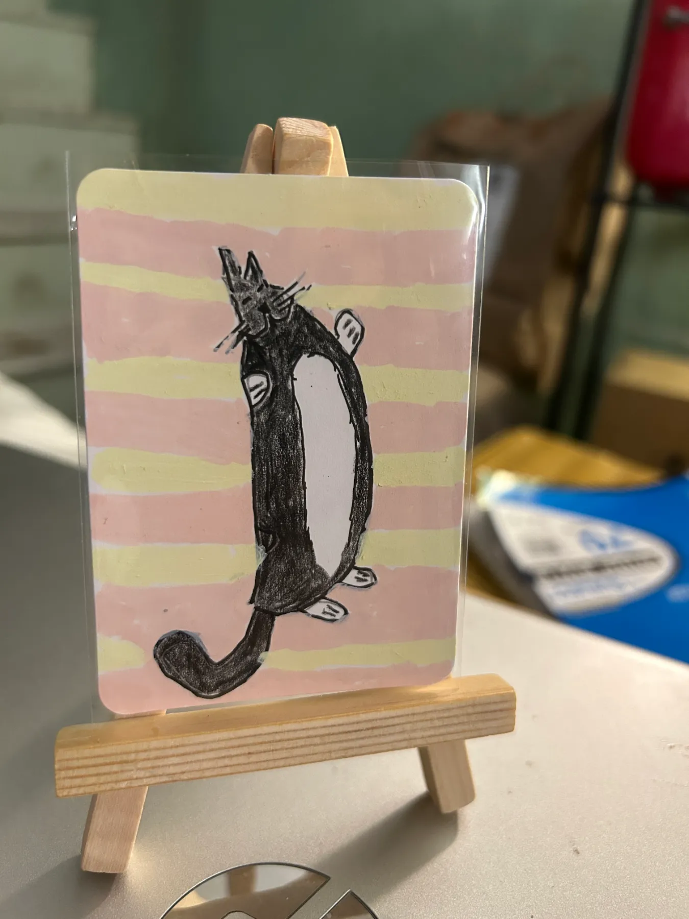 Whimsical Cat ACEO Cards – Original Miniature Art Collectibles aceo art card