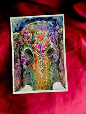 The Elder's Crown aceo art card thumbnail 2