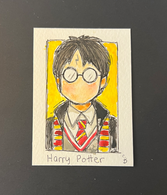 Harry Potter aceo art card thumbnail 2