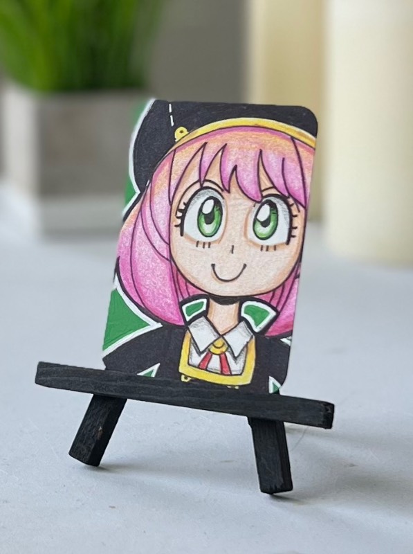 Anya Forger aceo art card