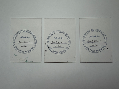 America 250 | 38.8894°N 77.0352°W National Mall, Washington D.C. | Original ACEO Bundle aceo art card thumbnail 2