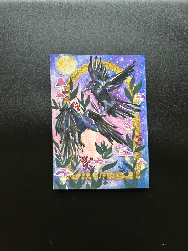 Ravens aceo art card