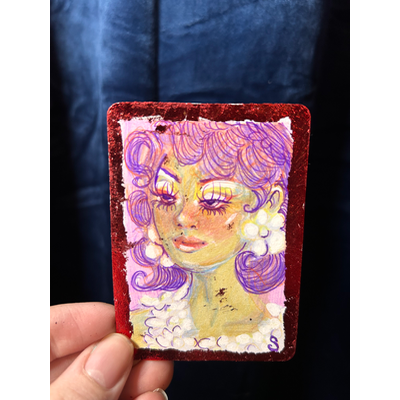 Bloody valentine aceo art card thumbnail 2