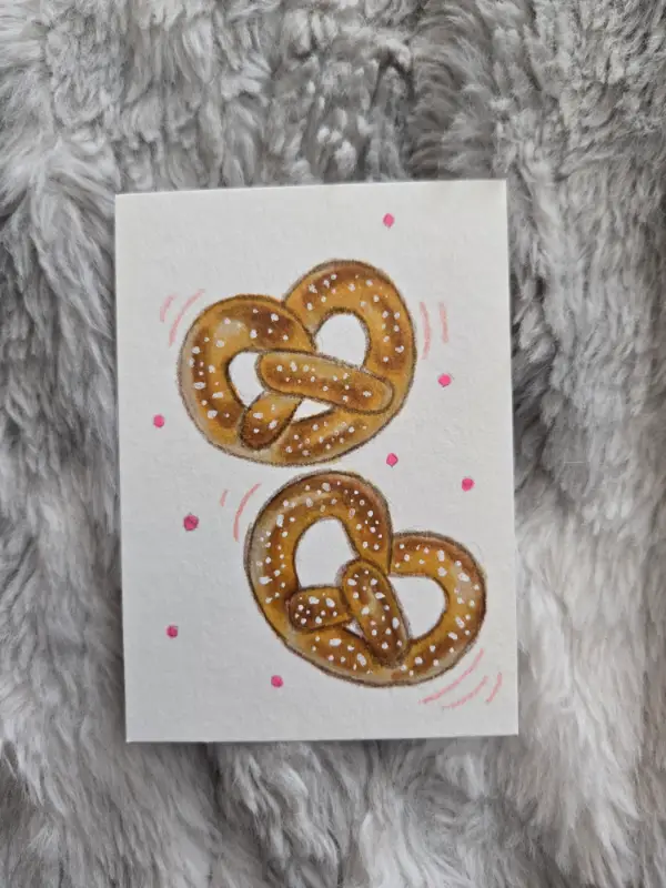 The perfect snack aceo art card