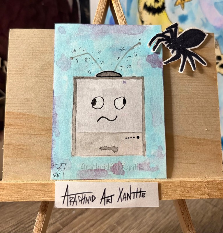 MINDLESS | COPIC markers & inks aceo art card