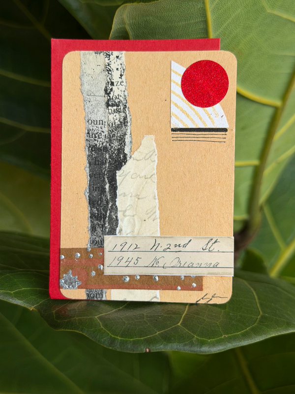 Vintage files no.1 aceo art card