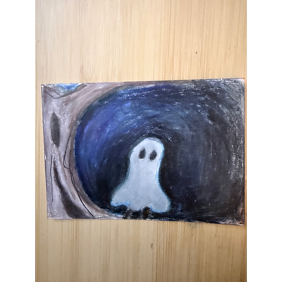 Little Spook aceo art card thumbnail 1