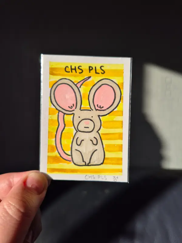 Chs Pls aceo art card