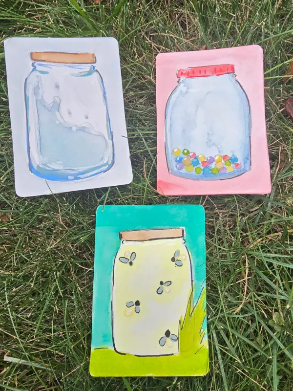 Jar Pack! aceo art card