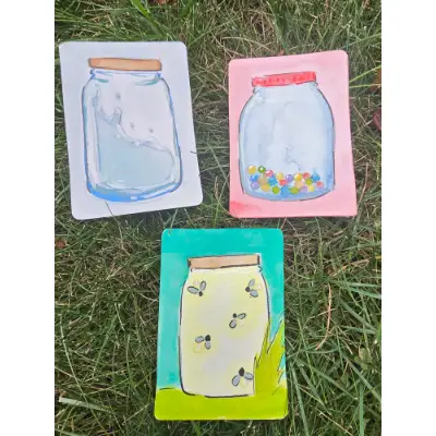 Jar Pack! aceo art card thumbnail 1