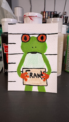 Felon Frank aceo art card thumbnail 1