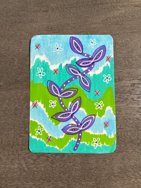 Colorful Fun aceo art card