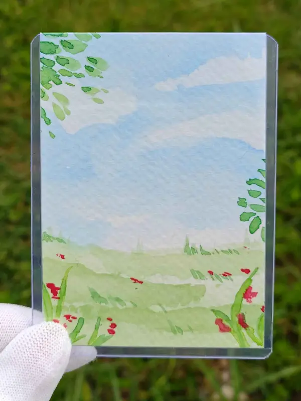The Feeling of Being aceo art card