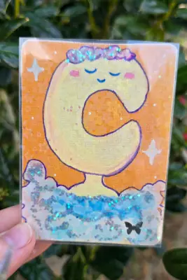 Moon Beam 1 of 2 aceo art card thumbnail 1