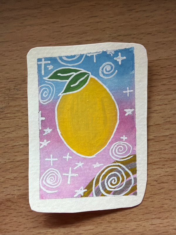 Lemonade aceo art card