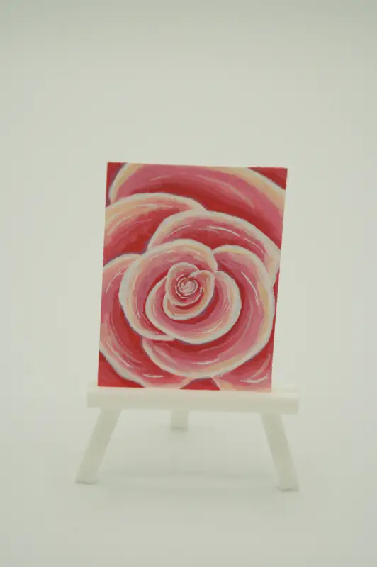 Flower aceo art card