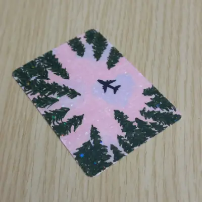 Pine-ing for a Vacation aceo art card thumbnail 2