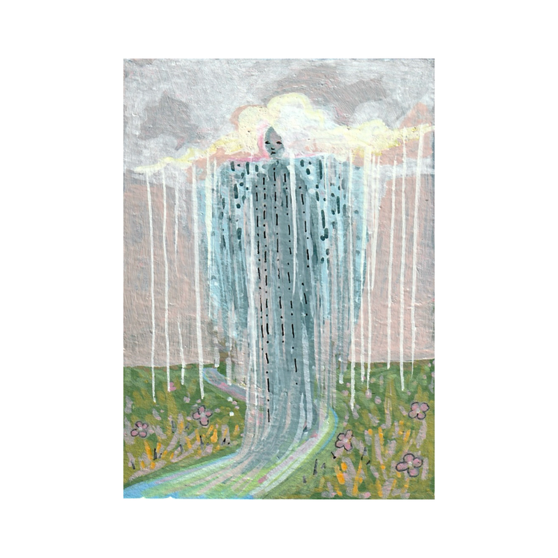 Rain Bearer aceo art card
