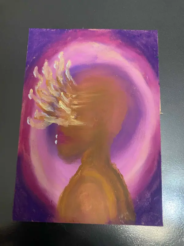 Cordyceps tenuipes aceo art card
