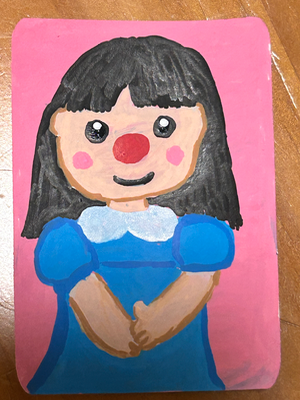 Molly the Dolly aceo art card thumbnail 2