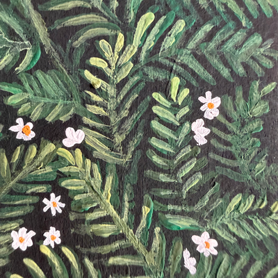 Original Floral ACEO | Botanical Houses #2/4 aceo art card thumbnail 3