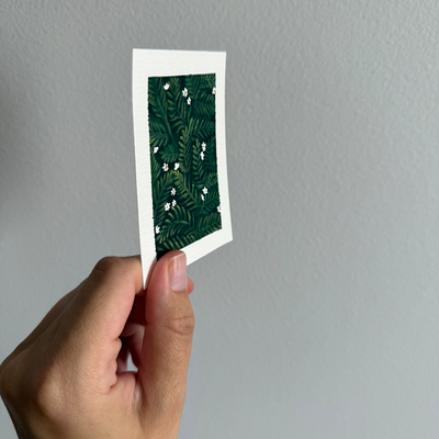 Original Floral ACEO | Botanical Houses #2/4 aceo art card thumbnail 2