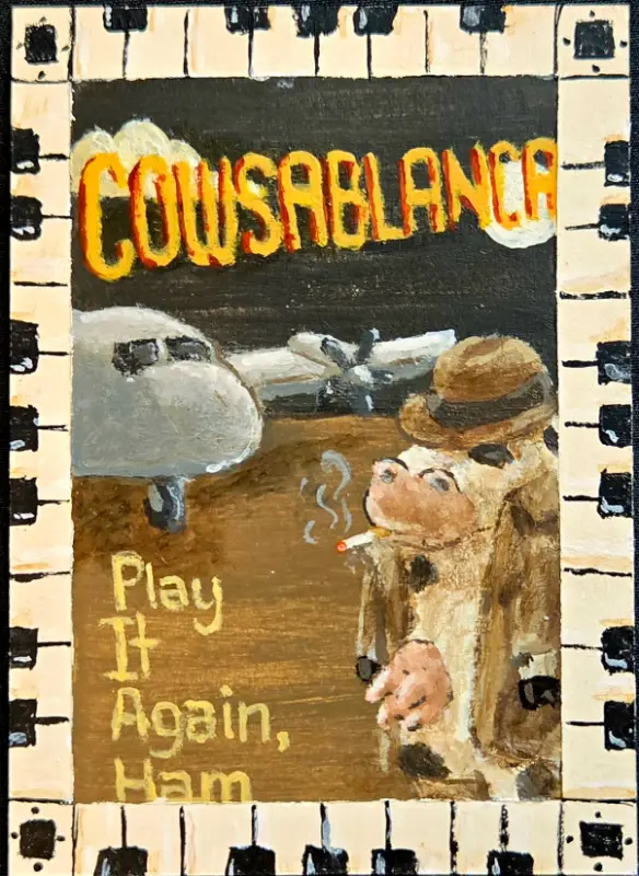 Cowsablanca aceo art card