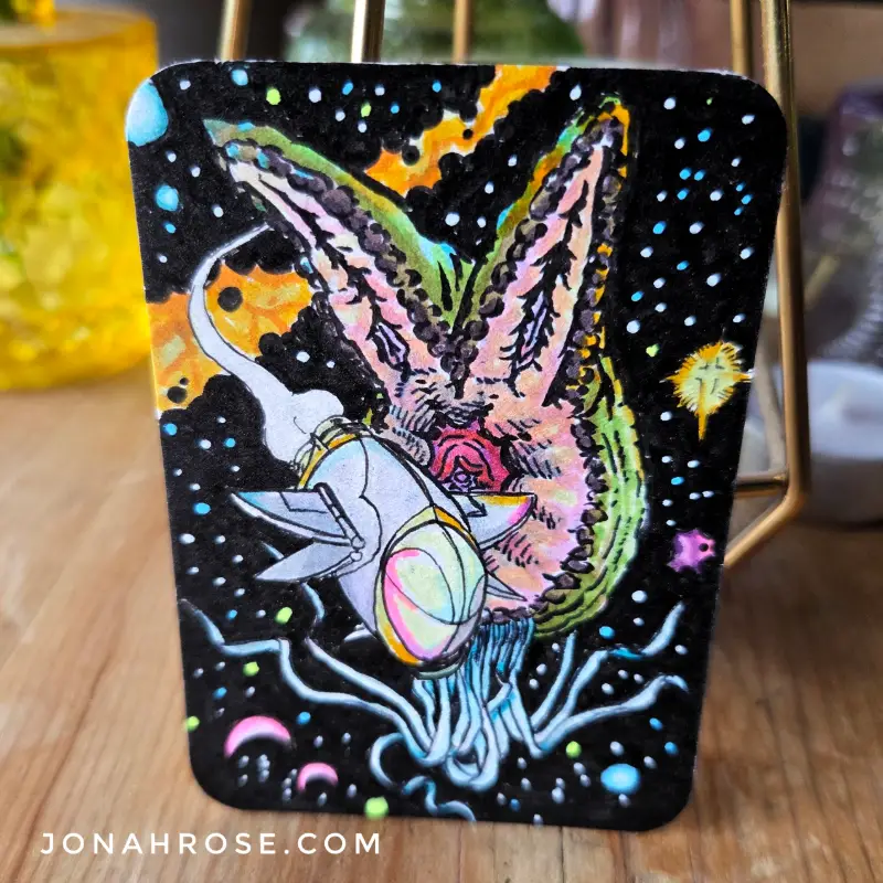 The Star Eater aceo art card