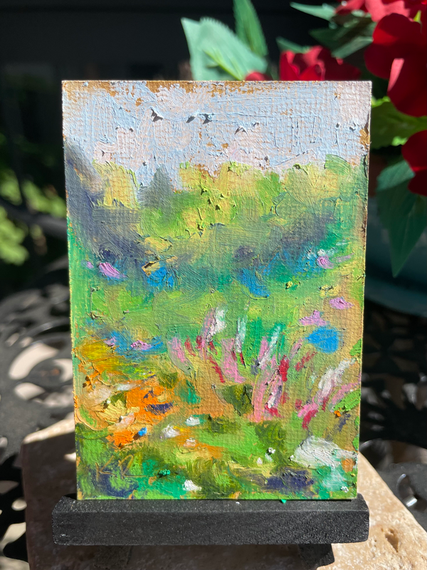 Hidden Garden aceo art card