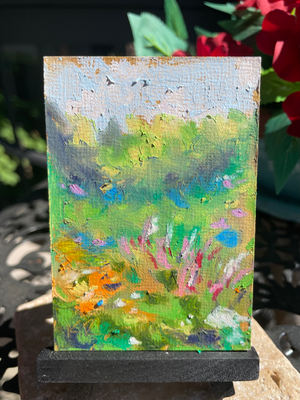 Hidden Garden aceo art card thumbnail 1