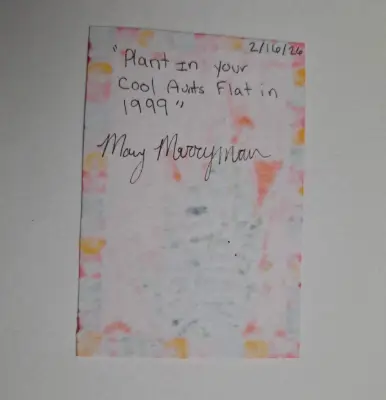 Plant in Your Cool Aunt's Flat in 1999 aceo art card thumbnail 2