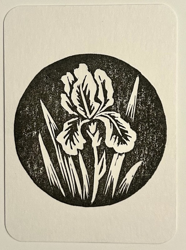 Iris 2 aceo art card