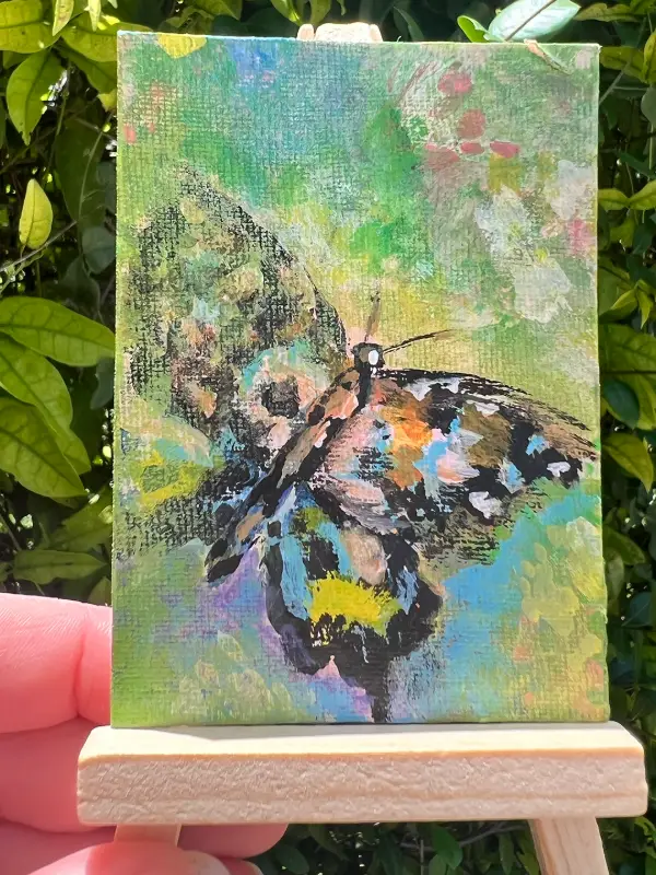 Breath aceo art card