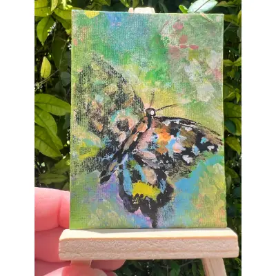 Breath aceo art card thumbnail 1