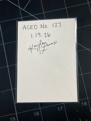 Eye of the Dragon aceo art card thumbnail 2