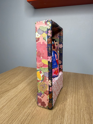 Tiny Art 3D Japanese Shadow Box Wall Mountable aceo art card thumbnail 3