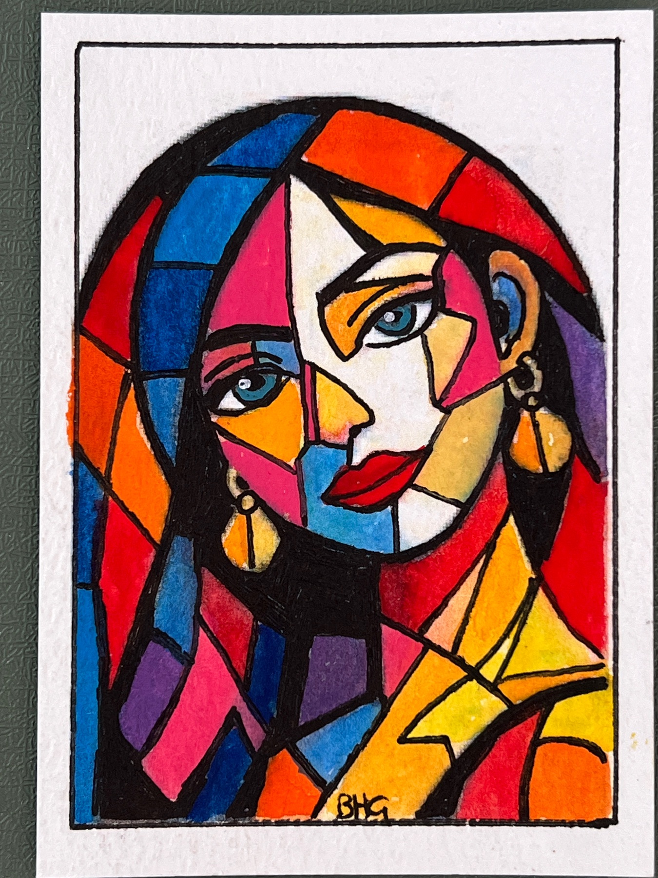 Ms Milan aceo art card